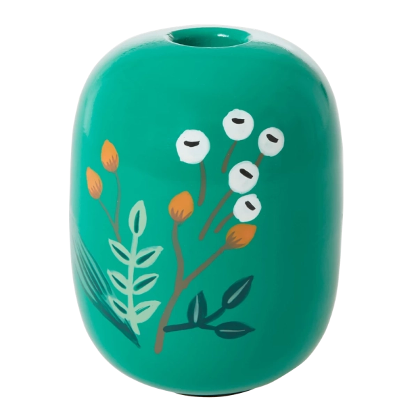 Rice Kerzenhalter grün