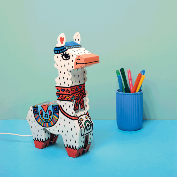 Omy Lampe 3 D Lama