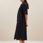 By bar Leinenkleid